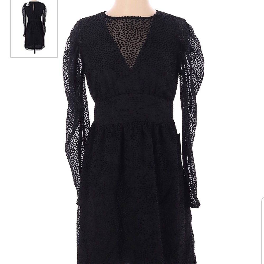 Express Clip Dot Dress